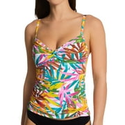 Women's Bleu Rod Beattie FI23457 Fantasy Island Twist Front Tankini Swim Top (MULTI 10)